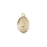 14kt Solid Gold St. Cornelius patron saint medal pendant by Bliss Manufacturing USA