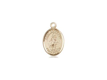 14kt Solid Gold St. Cornelius patron saint medal pendant by Bliss Manufacturing USA