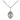 Sterling Silver St. Cornelius patron saint medal necklace with 18 inch chain by Bliss Manufacturing