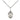 Sterling silver St. Luigi Orione patron saint medal necklace, 1/2 x 1/4 inch, 18 inch chain, handcrafted by Bliss