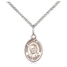 Sterling silver St. Arnold Janssen patron saint medal necklace with 18 inch chain handcrafted by Bliss