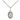 Sterling silver St. Louis de Montfort patron saint medal necklace, 1/2 x 1/4 inch, 18 inch chain, handcrafted by Bliss
