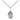 Small sterling silver St. Matthias the Apostle patron saint medal necklace with 18 inch curb chain, handcrafted by Bliss Manufacturing USA