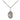 Sterling Silver Small St. Kenneth Patron Saint Medal Necklace 1/2 inch with 18 inch Chain Bliss USA