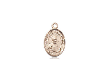 14kt Solid Gold St. Edmund Campion Small Medal Pendant 1/2 x 1/4 Inches Bliss Manufacturing