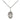 Small Sterling Silver St. Rene Goupil Patron Saint Medal Necklace 1/2 x 1/4 inch with 18 inch chain by Bliss