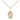 14kt gold filled small Immaculate Heart of Mary medal necklace with 18 inch chain by Bliss