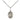 Small sterling silver St. Clement patron saint medal necklace with 18 inch chain by Bliss