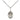 Sterling Silver St. Felicity small patron saint medal necklace 1/2 x 1/4 inch with 18 inch chain by Bliss