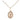14kt gold filled St. Anselm of Canterbury patron saint medal necklace, small 1/2 x 1/4 inch pendant on 18 inch chain, handcrafted by Bliss