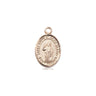 14kt solid gold St. John of Capistrano patron saint medal pendant 1/2 x 1/4 inches handcrafted by Bliss USA