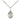 Sterling silver St. Dunstan patron saint medal necklace with 18 inch chain, handcrafted by Bliss Manufacturing