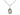 Sterling silver St. John Chrysostom patron saint medal necklace, 1/2 x 1/4 inch pendant on 18 inch chain, handcrafted by Bliss Manufacturing