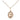14kt gold filled St. John Licci patron saint medal necklace, 1/2 x 1/4 inch pendant on 18 inch chain, handcrafted by Bliss Manufacturing