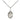 Small Sterling Silver St. Paula patron saint medal necklace with 18 inch curb chain, handcrafted by Bliss