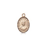 Small 14kt solid gold St. Josephine Bakhita patron saint medal pendant 1/2 x 1/4 handmade by Bliss