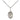Sterling silver St. Edwin patron saint medal necklace with 18 inch curb chain, handcrafted in USA by Bliss