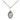 Sterling silver St. Josemaria Escriva patron saint medal necklace with 18 inch chain handcrafted by Bliss Manufacturing USA
