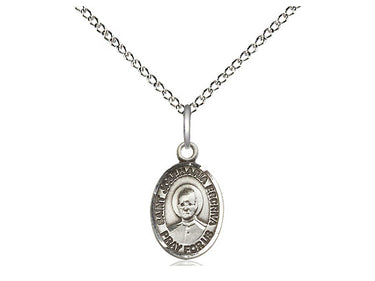 Sterling silver St. Josemaria Escriva patron saint medal necklace with 18 inch chain handcrafted by Bliss Manufacturing USA