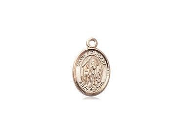 14kt Solid Gold Small St. Polycarp of Smyrna Patron Saint Medal Pendant 1/2 x 1/4 inch by Bliss