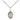Small Sterling Silver St. Frances of Rome Patron Saint Medal Necklace 1/2 x 1/4 inches with 18 inch chain by Bliss