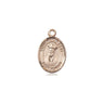 14kt Solid Gold St. Philip Neri patron saint medal pendant 1/2 x 1/4 inches by Bliss