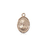 14kt Solid Gold St. John Berchmans Small Medal Pendant 1/2 x 1/4 inch Handcrafted by Bliss