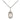 Sterling Silver St. Rose Philippine Patron Saint Medal Necklace Small 1/2 x 1/4 18 Inch Chain Bliss