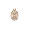 14kt Solid Gold St. Andrew Kim Taegon Medal Pendant 1/2 x 1/4 inch Handcrafted by Bliss