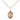 14kt Gold Filled St. Marina Small Patron Saint Medal Necklace 1/2 x 1/4 inch 18 inch Chain Bliss USA Made