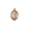 14kt Solid Gold St. Marina Patron Saint Medal Pendant 1/2 x 1/4 inch by Bliss Manufacturing