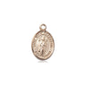 14kt Solid Gold St. Ivo Small Patron Saint Medal Pendant 1/2 x 1/4 by Bliss USA