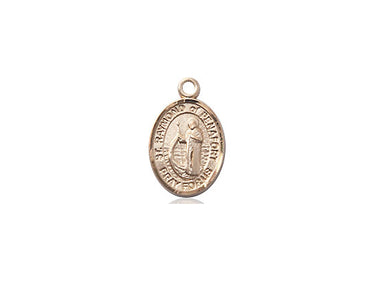 14kt solid gold St. Raymond of Penafort patron saint medal pendant 1/2 inch by Bliss Manufacturing