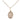Small 14kt gold filled St. Bernardine of Siena Catholic medal necklace with 18 inch curb chain, handcrafted by Bliss Manufacturing USA