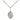 Sterling Silver Our Lady of Assumption Medal Necklace small half inch pendant 18 inch chain Bliss