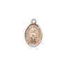 14kt Solid Gold Our Lady of Rosa Mystica Medal Pendant 1/2 x 1/4 Small Size Handmade by Bliss