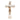 8 inch white wall crucifix with St. Benedict Medal for Catholic wedding blessing and marriage gift by RosaryCard