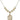 Saint Julie Billiart Crystal Necklace | 3/4 inch | 6mm Beads _x0014_ 14kt Gold Filled