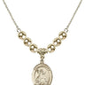 Saint Bridget of Sweden Crystal Necklace | 3/4 inch | 6mm Beads _x0014_ 14kt Gold Filled