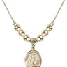 Saint Gemma Galgani Crystal Necklace | 3/4 inch | 6mm Beads _x0014_ 14kt Gold Filled