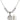 Saints Cosmas & Damian / Doctors Crystal Necklace | 3/4 inch _x0014_ Sterling Silver