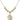 Saint Jerome Crystal Necklace | 3/4 inch | 6mm Beads _x0014_ 14kt Gold Filled