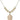 Saint Christopher Crystal Necklace | 3/4 inch | 6mm Beads _x0014_ 14kt Gold Filled