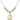 Saint Christopher Crystal Necklace | 3/4 inch | 6mm Beads _x0014_ 14kt Gold Filled