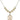 Saint Christopher Crystal Necklace | 3/4 inch | 6mm Beads _x0014_ 14kt Gold Filled