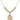Saint Christopher Crystal Necklace | 3/4 inch | 6mm Beads _x0014_ 14kt Gold Filled