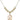 Saint Christopher Crystal Necklace | 3/4 inch | 6mm Beads _x0014_ 14kt Gold Filled