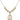 Saint Christopher Crystal Necklace | 3/4 inch | 6mm Beads _x0014_ 14kt Gold Filled