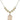 Saint Christopher Crystal Necklace | 3/4 inch | 6mm Beads _x0014_ 14kt Gold Filled
