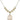 Saint Sebastian Crystal Necklace | 3/4 inch | 6mm Beads _x0014_ 14kt Gold Filled